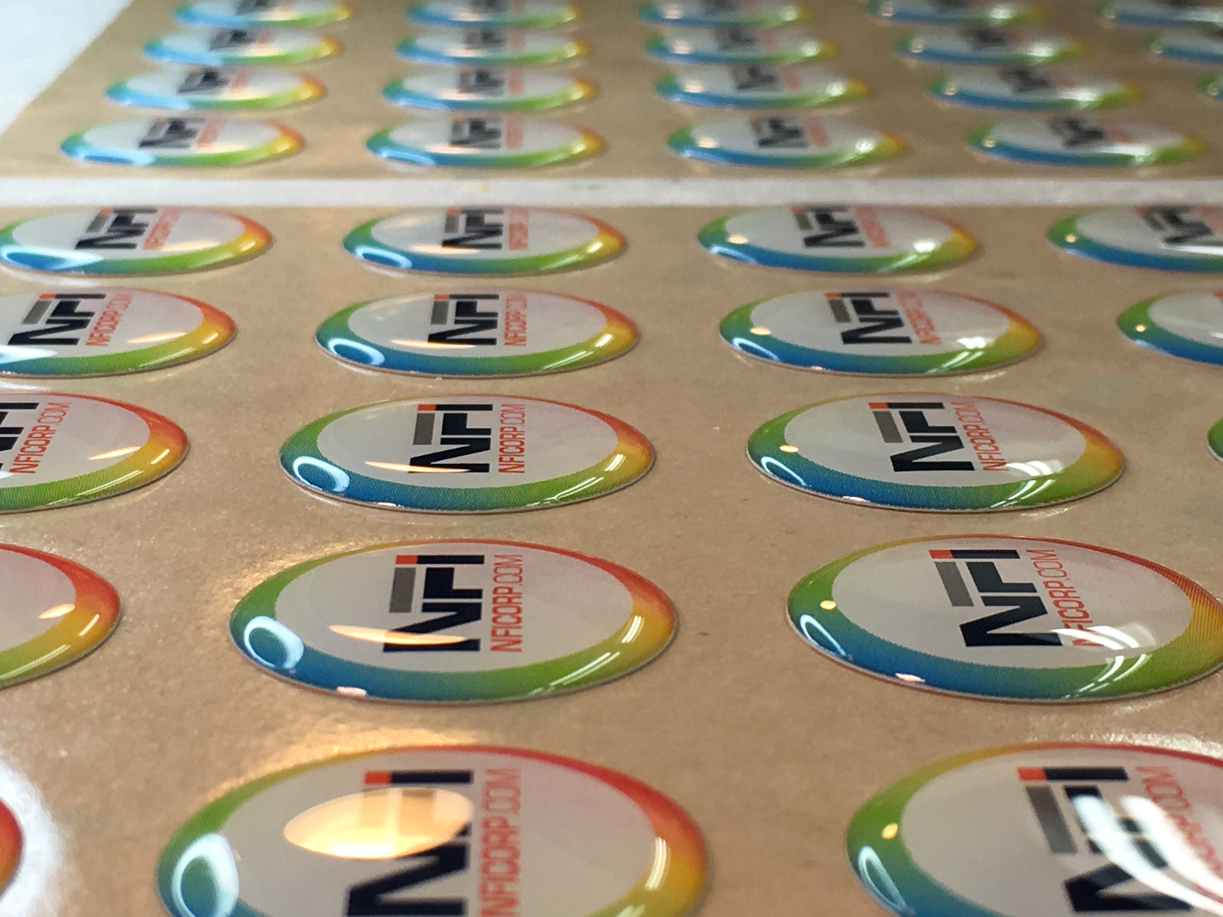 Dome Stickers Custom | Domed Labels | Nameplates For