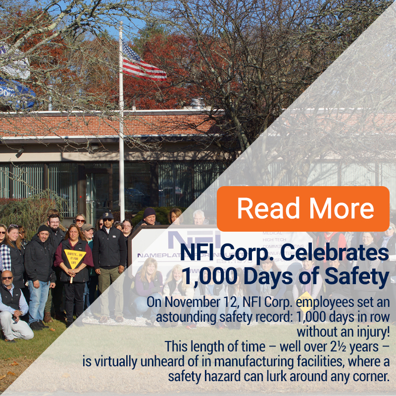 NFI Corp. Celebrates 1,000 Days of Safety