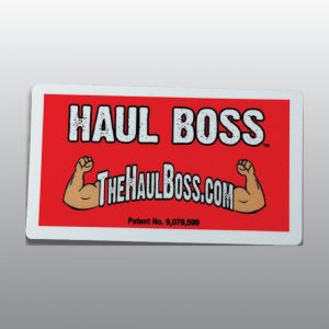 Printed Haul Boss product label