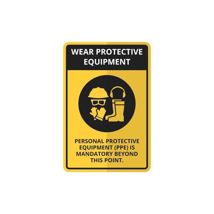 Safety signs vector construction sign safety first signage