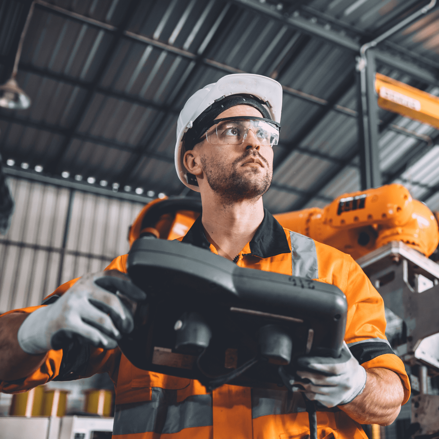 Industrial Manufacturing Working on controls