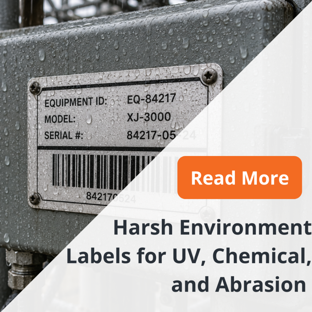 Harsh Environment Labels for UV, Chemicals, and Abrasion