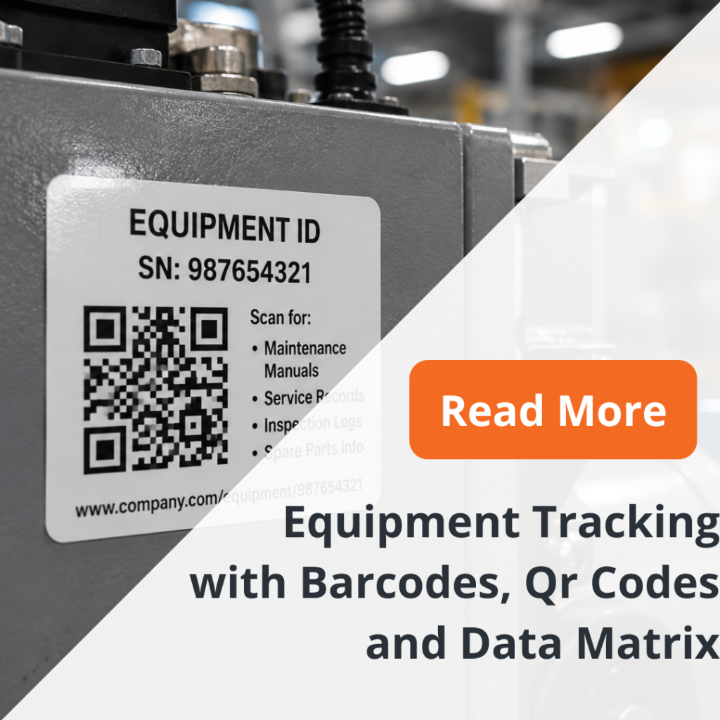 Equipment Tracking with Barcodes, QR Codes & Data Matrix