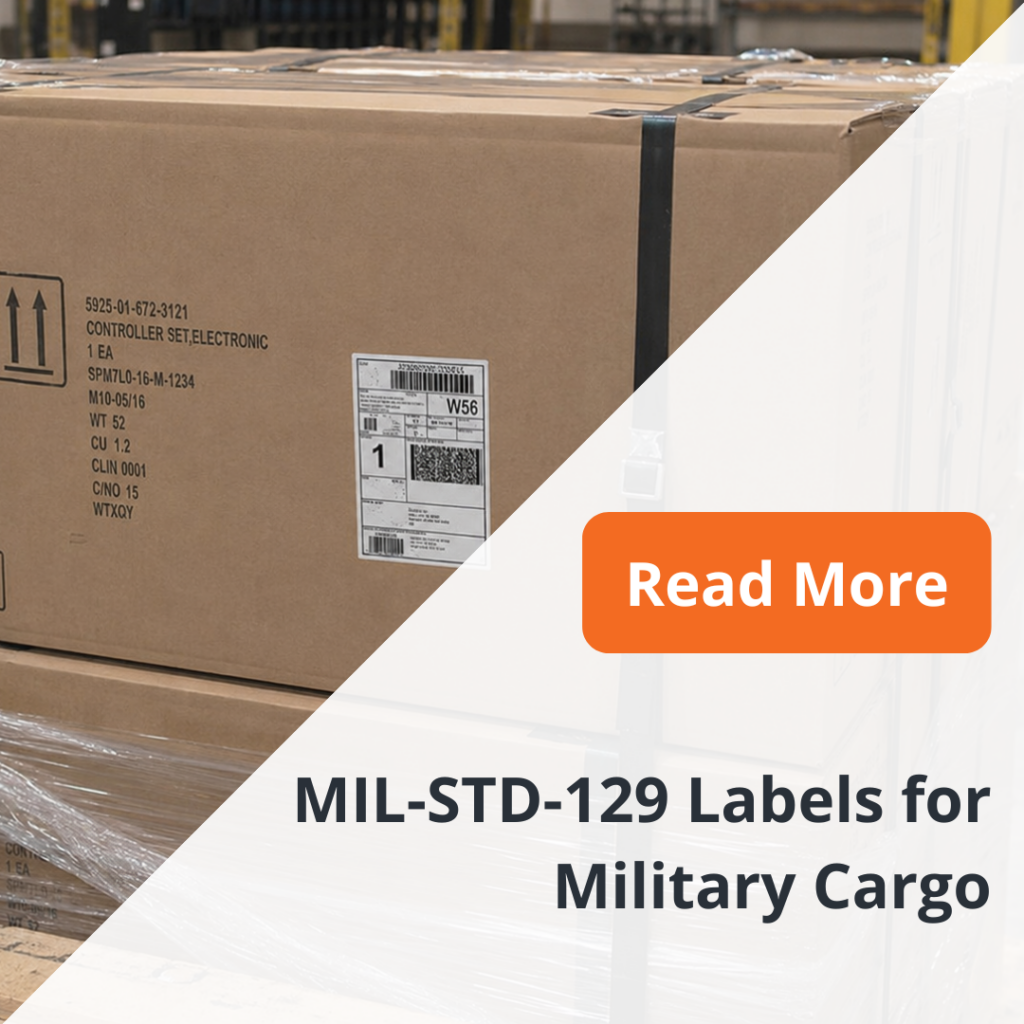 MIL-STD-129 Labels for Military Cargo