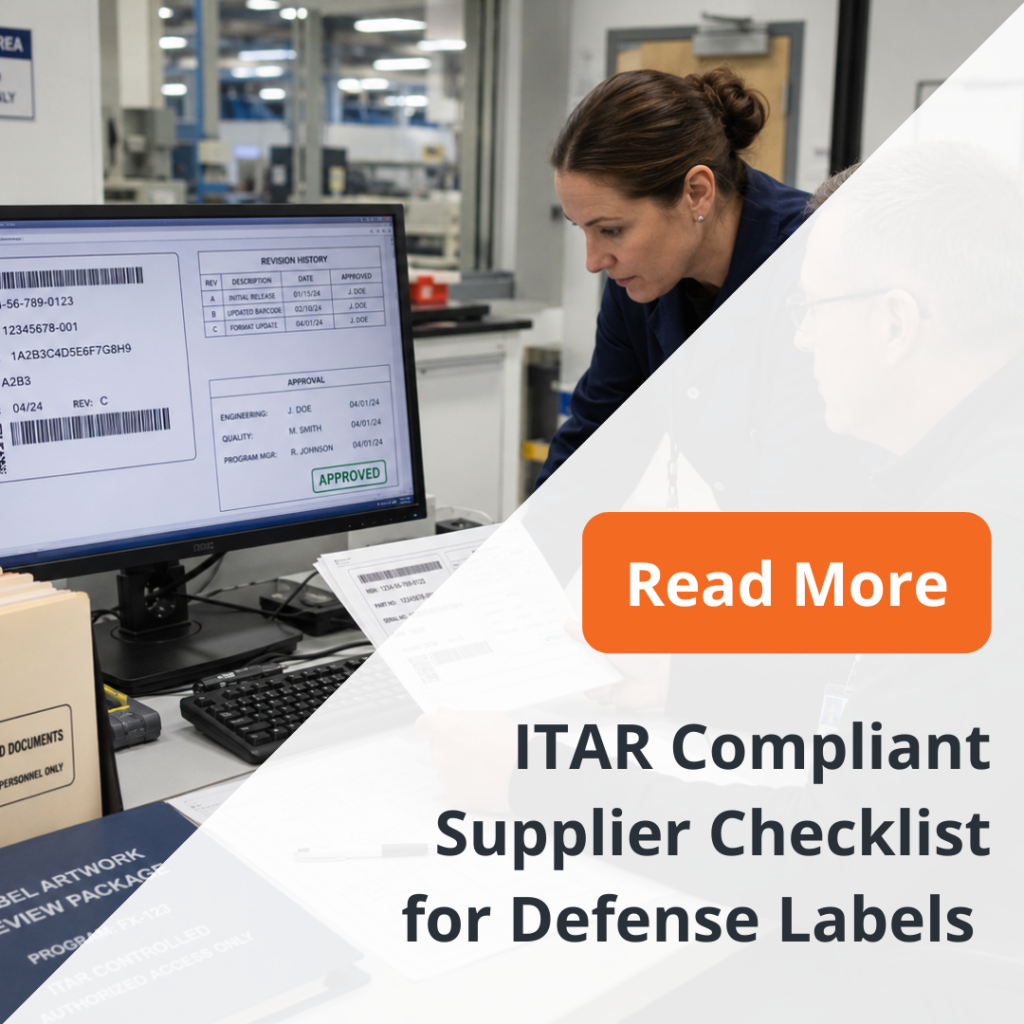 ITAR Compliant Supplier Checklist for Defense Labels