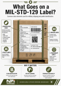 MIL-STD-129 Labels for Military Cargo