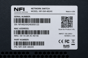 Serial Number Labels for Technology Equipment