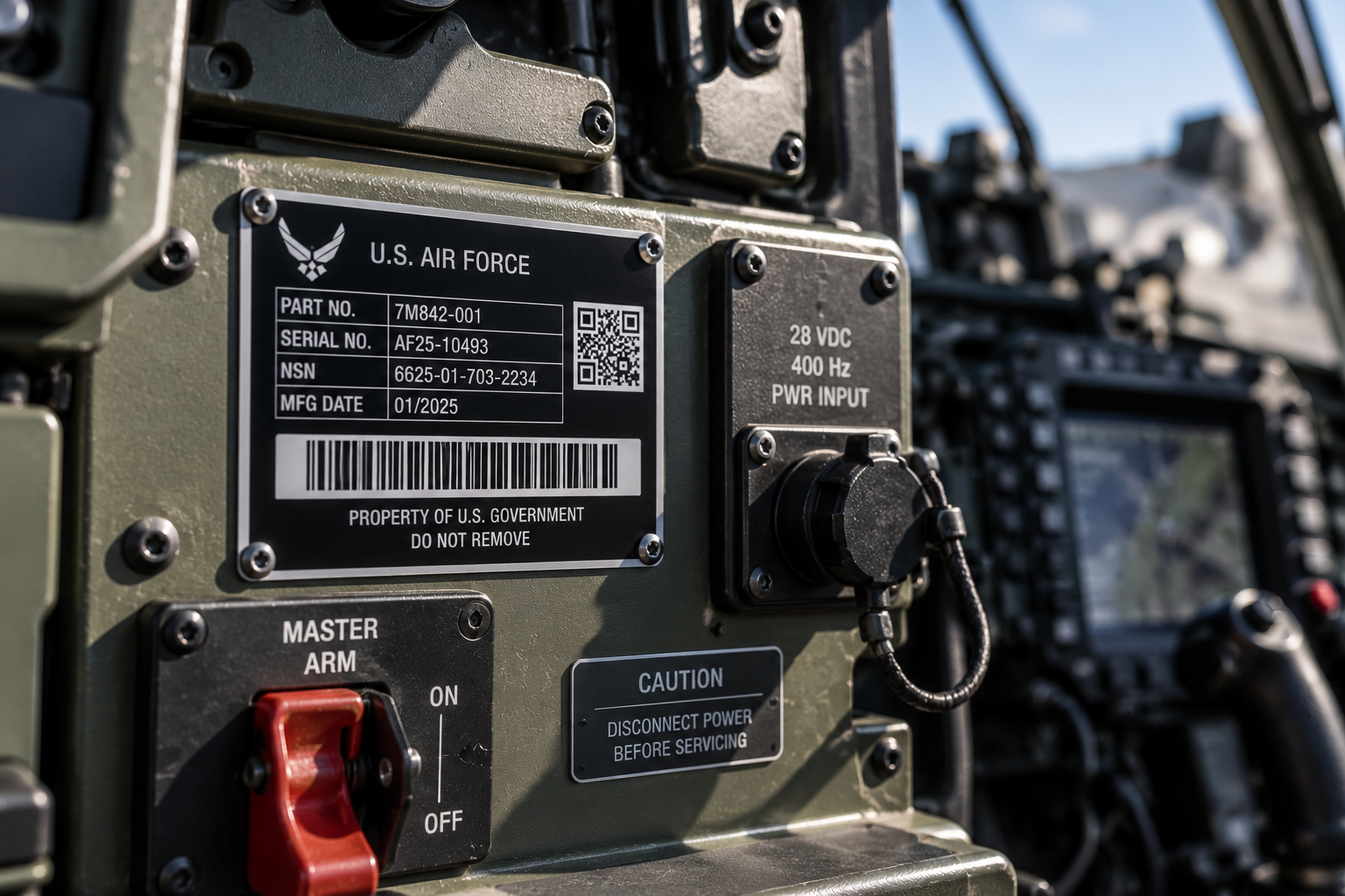 Nameplates-Military-Government-Aerospace