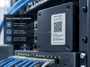 Smart Labels for Connected Equipment Support