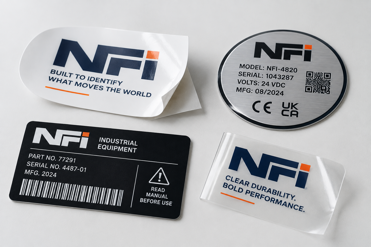 Industrial Label Materials Showcase
