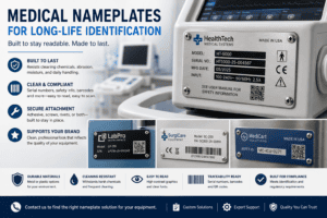 Medical Nameplates for Long-Life Identification