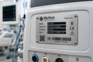 Medical Nameplates for Long-Life Identification