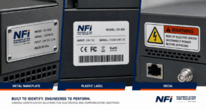 Equipment Nameplates, Decals, or Labels for Electronics?