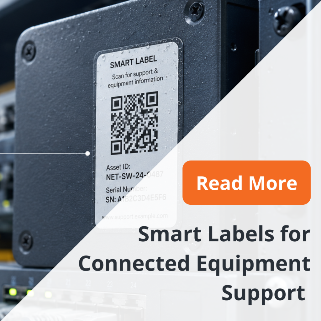 Smart Labels for Connected Equipment Support
