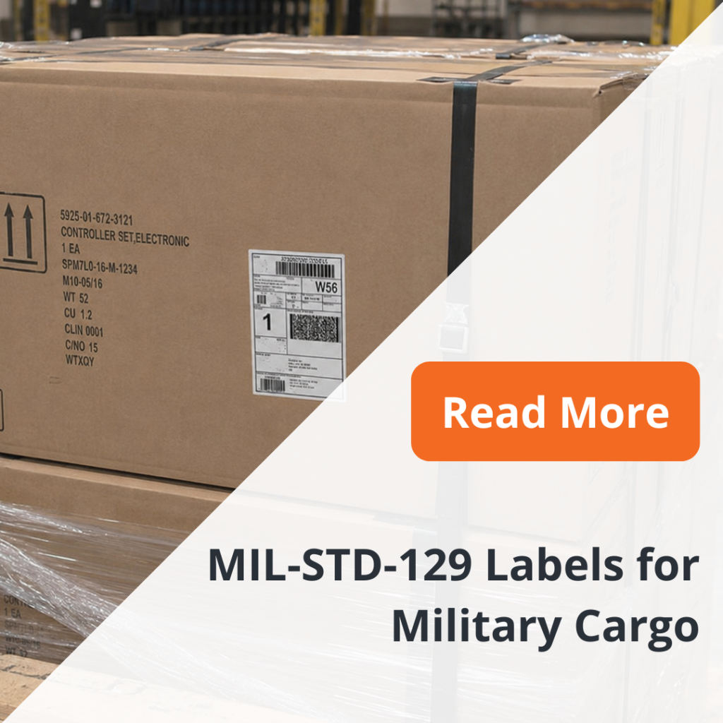 MIL-STD-129 Labels for Military Cargo